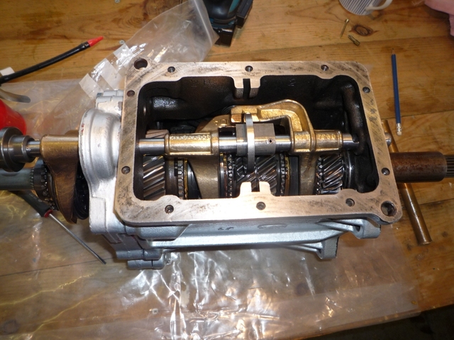 Selector shaft reassembled